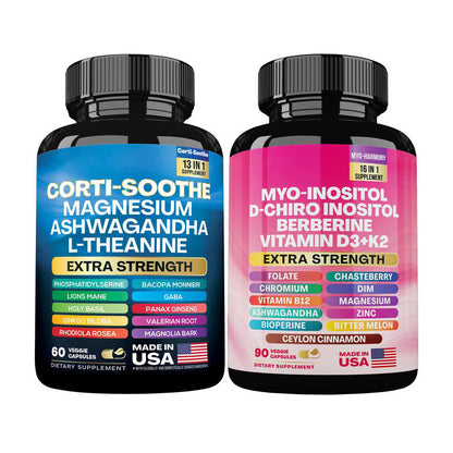 Natura Cortisol & Myo-Inositol Supplements